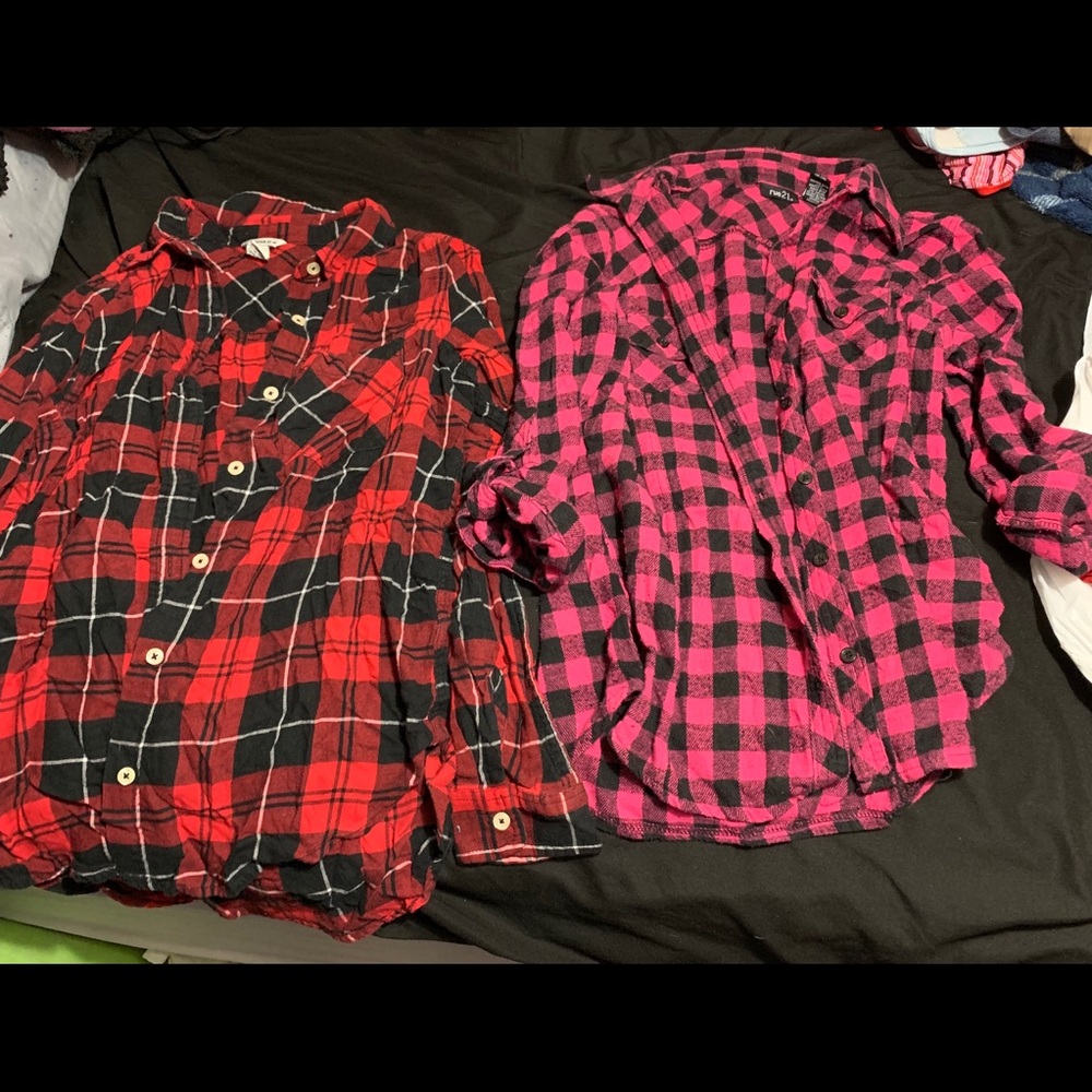 Medium flannel shirts